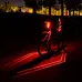 WESBIKING Bicycle Laser Brake Sensing Taillight IPX5 Waterproof 450mAH USB Charging Bike Rear Light for Night Riding Safety
