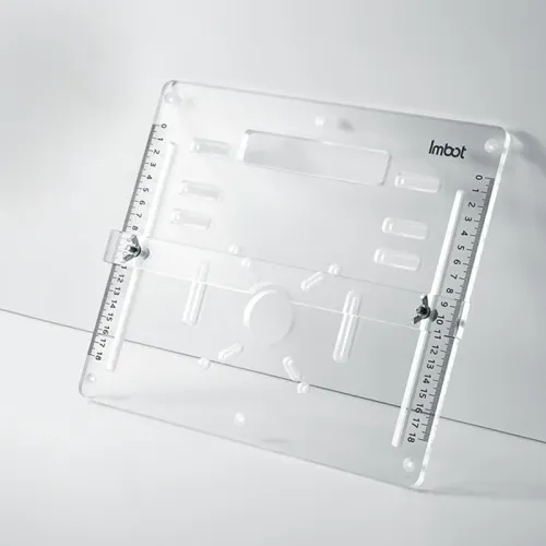 8mm Thickened Acrylic Bottom Plate with Adjustable Width Clear Visual Cutting Mini Table Saw Fit For Cutting Machine Gong Machine
