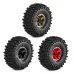4PCS Upgraded 1 Inch Aluminum Alloy Blade Wheels JC Tire for TRX4M SCX24 FMS24 1/18 Climbing Rock Crawler RC Cars Vehicles Models Spare Parts Accessories