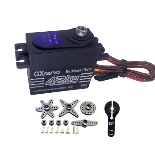 GXservo QY3242BLS 42KG Brushless Motor 180 Degree Metal Gear Digital Servo for RC 1/8 1/10 1/12 crawler car