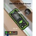 Huepar Dual Green Beam Laser Distance Meter Bidirectional Measuring Tool 393Ft 656Ft Rechargeable Backlit LCD 9 Modes Electronic Angle Sensor Accurate Measurement