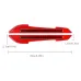 2pcs 3D Car Bumper Reflective Strips Car Rearview Mirror Stickers Safety Reflective Stickers Reflective Warning Stickers