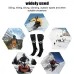 TENGOO Electric Heated Socks For Men Women Heat Cotton Socks Power Winter Warm Long Socks Foot Warmers For Cold Weather Camping Skiing Hiking Cycling