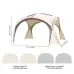Xmund Travel Outdoor Large Space Sun Shelter Dome Tent Large Portable Camping Shelter Waterproof Windproof Sun Folding Tents Lightweight Tent Camp Equipmentfor Outdoor Family Beach Hiking