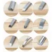 MYTEC 12pcs Wood Carving Chisel Set Walnut Handle 65Mn High Carbon Steel Sharp Blade Professional Woodworking Carving Tools