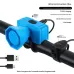 WESBIKING 120dB Mini Bicycle Horn Type-Charging 5 Modes Warning Waterproof Electric Bike Bell for MTB Riding Safety