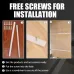 2PCS Table Saw Crosscut Sled Miter Bars with Pre-drilled Holes 3/4" x 3/8" x 17" Precise Woodworking Cuts Easy Installation
