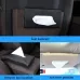 Car Sun Visor Tissue Box Chair Back Sunroof Car Napkin Box Hanging PU Leather Automotive Interior Tissue Box