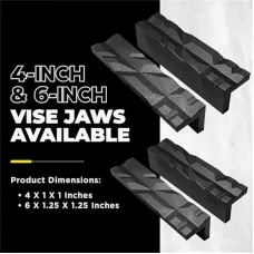 4 Inch 6 Inch Multipurpose Nylon Vise Jaws for Metal Bench Vise Reversible Magnetic Pads