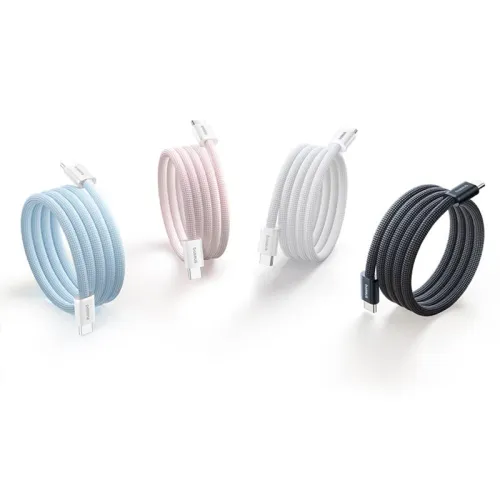 Baseus 100W Type-C to Type-C Magnetic Absorption Cable Fast Charging Data Transmission Tinned Copper Core Line 1M Long for iPhone 16 16 Pro 15 15 Pro Max for HUAWEI for OPPO for SAMSUNG