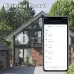 Tuya Smart WiFi/Zigbee3.0 Rain Sensor Real-time Monitoring of Rainfall Linked Smart Windows Doors and Irrigation Equipment Smart Life APP Work with Alexa Google Assistant