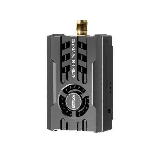 3.3GHz GEPRC MATEN 4W VTX PRO FPV Transmitter Long Range 48CH 25/200/1600/4000mW/Pit Mode 3-8S IRC Tramp SMA 20x20mm/25.525.5mm(M2) 36g for FPV Long Range Drones