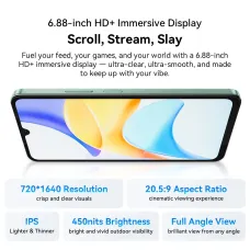 Blackview SHARK 6 AI 5G 12GB/24GB 128GB 6.88 inch IPS 120Hz 16MP Camera 5000mAh 18W Fast Charging NFC Android 15 Unisoc T8100 Octa Core Smartphone