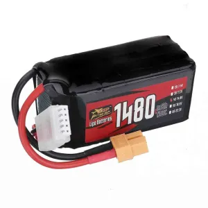 ZOP Power 14.8V 1480mAh 130C 4S LiPo Battery XT60 Plug for RC Drone