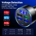150W 5-Port USB PD Car Charger Adapter 4USB-A+1Type-C PD QC3.0 Fast Charging with Blue LED for iPhone 12 13 14 14 Pro 14Pro Max for Huawei Mate50 for Samsung Galaxy S23 for Xiaomi 13pro