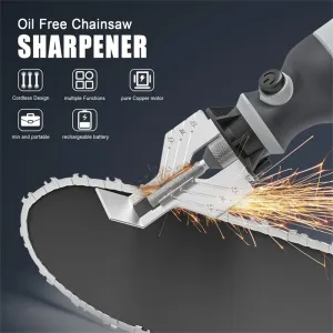 Cordless Chainsaw Sharpener Electric Handheld Chainsaw Sharpening Kit High Speed Chainsaw Sharpening Tool