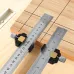 Combination Square Adjustable Steel Ruler Positioning Block 45 or 90 Degree Marking Gauge Line Scriber Fixed Position Measuring Tool