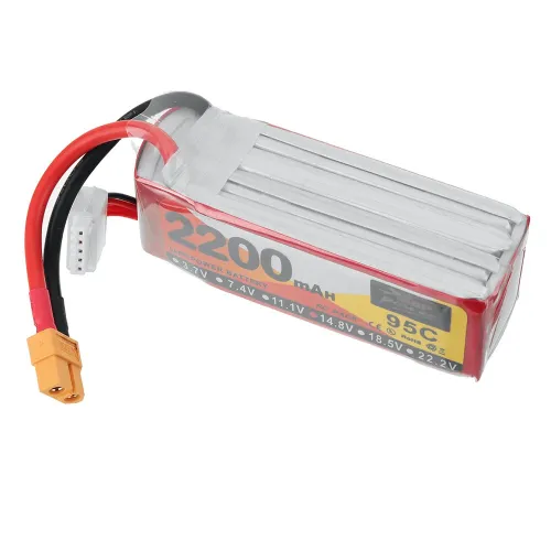 ZOP POWER 14.8V 2200mAh 95C 4S LiPo Battery XT60 Plug for RC Drone