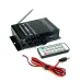 AirAux AK380 Wireless Amplifier 800W MAX Output 2.0 Channel Hi-Fi Class D bluetooth V5.0  Remote Control FM Antenna Integrated Mini Power Amplifier for Car Home Bar Party