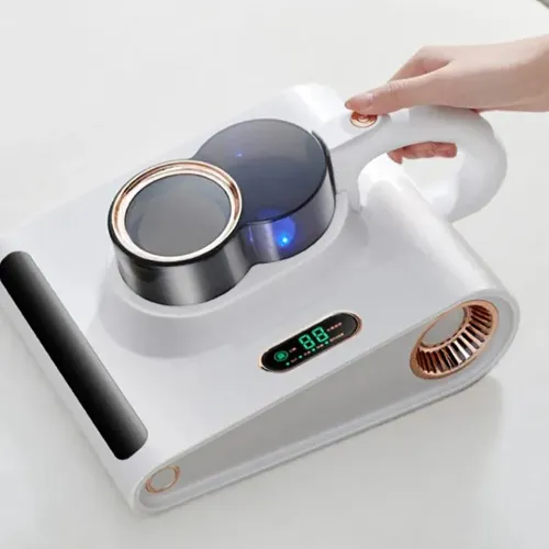KONKA Mite Remover with UV Light 10000Pa Strong Suction Lightweight Bed Vacuum Cleaner Washable HEPA Filter Mattress Vacuum
