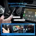YUEHOO 2 in 1 Wireless CarPlay Adapter for Apple & Android Car Wireless CarPlay Dongle Receiver Adapter for Wired Wireless Adapter for Android Car iOS Plug and Play