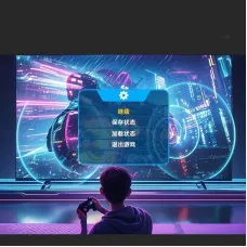 128G TV Game Stick Kit Built-in 40000+ Games 4K HD Retro Television Gaming Console Wireless 2.4GHz Controller Support HD Output PS1 MAME MD GBA SFC FC Multiplayer for TV