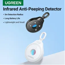 UGreen LP793 Mini Infared Camera Detector 5M Long Range Detect 60H Days Battery Life Anti-Peeping Candid Camera Security Protection for Hotel