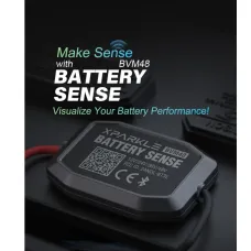 Xparkle BVM48 bluetooth Battery Monitor Real Time Monitoring for Cars Yachts Off-Road Vehicles Trucks RVs Golf Carts Electric Bicycles Motorcycles Scooters