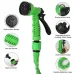 Flexible Garden Hose Set 7-Function Spray Gun Hose Expandable High Pressure Car Wash Hose 7 Water Spray Functions Water Gun for Home Garden Watering Hose