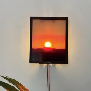 NIKOLATOY Creative Sunset Hand Pulled Night Light Wall Decoration