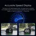 Universal Car GPS HUD Digital Speedometer Display White Light Plug and Play Big Font Car Electronics Accessories