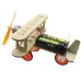 Wooden Electric Biplane Taxiing Aircraft Children's Science Experiment Education Handmade DIY Model Assembly