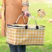 IPRee Folding Basket Picnic Basket Outdoor Handheld Basket Insulation Box Household Supermarket Shopping Storage Basket
