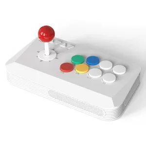 DATA FROG Y5A Three Mode Arcade Fighter Stick for PC Android iOS Switch PS3 Linux with Blue Switch Mechanical Joystick Turbo Function Professional Fight Stick Arcade Game Controller