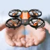 4DRC V8 Mini WiFi FPV with HD Camera Gesture Control Stunt Tumbling Colorful LED Lights Grid Full Protection Child Gift RC Toys Drone Quadcopter RTF