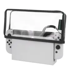 DATA FROG Dust Cover Dustproof Case Mesh Stopper Anti-Scratch Sleeve Compatible Nintendo Switch & OLED NS Switch Charging Dock