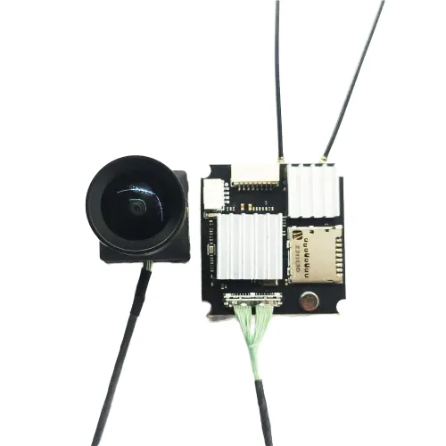 OpenIPC 4K 2W Digital FPV Air Unit Set w/ Dual Antenna 1-Key Record/Scan + Cooling Fan for 2.5Inch Whoop Drones