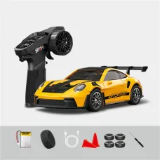 Hstar D43-01 RTR 1/43 2.4G 4WD Drift RC Car Gyro Mini Full Proportional Alloy Body Shell LED Light Remote Control High-Speed Motor On-Road Racing Vehicle Model Boys Gifts Toys