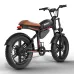 USA Drect QUNBK20 Electric Bike 48V 18AH Battery 500W Motor Recommended Top Speed 25KM/H 20inch Tires 110KM Max Range 120KG Max Load Electric Bicycle
