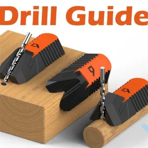 Drill Jig Set Woodworking Jig Accessories Precision PLA 30 60 90 Angle Guides Compact Easy Woodworking Tool Accurate Portable