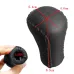 For Toyota Lexus Scion 5 Speed PU Leather Car Gear Shift Knob Stick Head Black