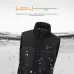 TENGOO HZV-04 4 Areas Heated Vest Men WomenAdjustable Size USB Electric Self Heating Vest Warming Waistcoat Heated Jacket Washable Thermal Winter Clothes