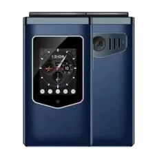 HAMTOD T8 Mini 2.8-inch Dual SIM Dual Standby 1500mAh FM Big Button SOS Key Type-C Rechargeable Flip Design 4G Mobile Phone with 1.77-inch External Color HD Screen