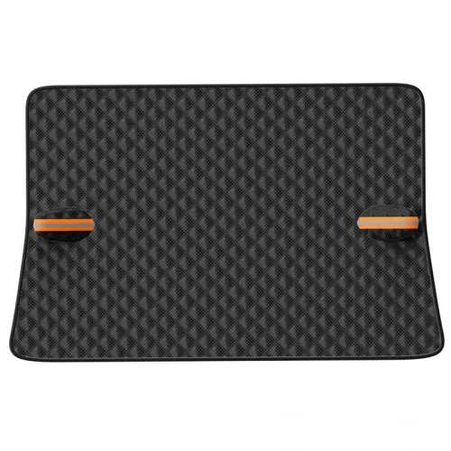 Universal Magnetic Car Snow Cover Thickened Frostproof Car Hood Half Cover Front Windshield Cover For All Seasons