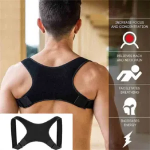 KALOAAdjustable Back Support Invisible Shoulder Posture Corrector Unisex Spine Neck Health Prevention Humpback Correction Belt