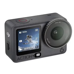 DJI Osmo Action 6 Variable Aperture Action Camera New 1/1.1-inch Square Senator 4K Free Cropping 240Min Playback 20M Waterproof for Vlogging Video Recording