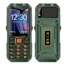 Q8 Mini 2G/4G GSM 2.4 Inch Dual SIM Card 16800mAh FM Big Buttons SOS Keys Speed Dial Dual LED Flashlight Loud Volume Shockproof Mobile Phone