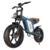 EDirect JANSNO X60 Electric Bike 48V 23AH Battery 750W*2 Dual Motors Recommended Top Speed 25KM/H 20inches Tires 80KM Max Mileage 150KG Max Load Electric Bicycle
