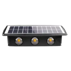 LESolar Wall Light Outdoor Up and Down Garden Lamp for Home Porch Fence Stairs Wall Backyard Luminous Lighting