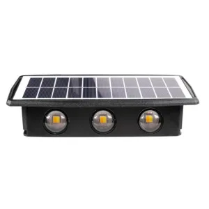 LESolar Wall Light Outdoor Up and Down Garden Lamp for Home Porch Fence Stairs Wall Backyard Luminous Lighting